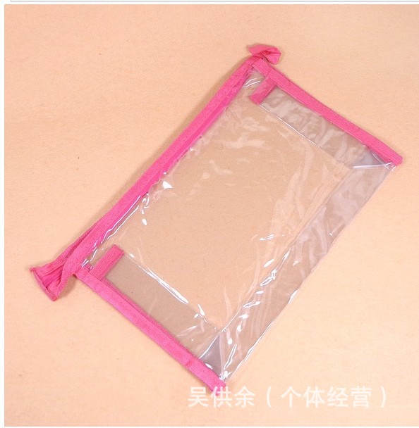 新款韩版化妆收纳包PVC化妆洗漱包 定制旅行透明化妆包厂家批发详情4