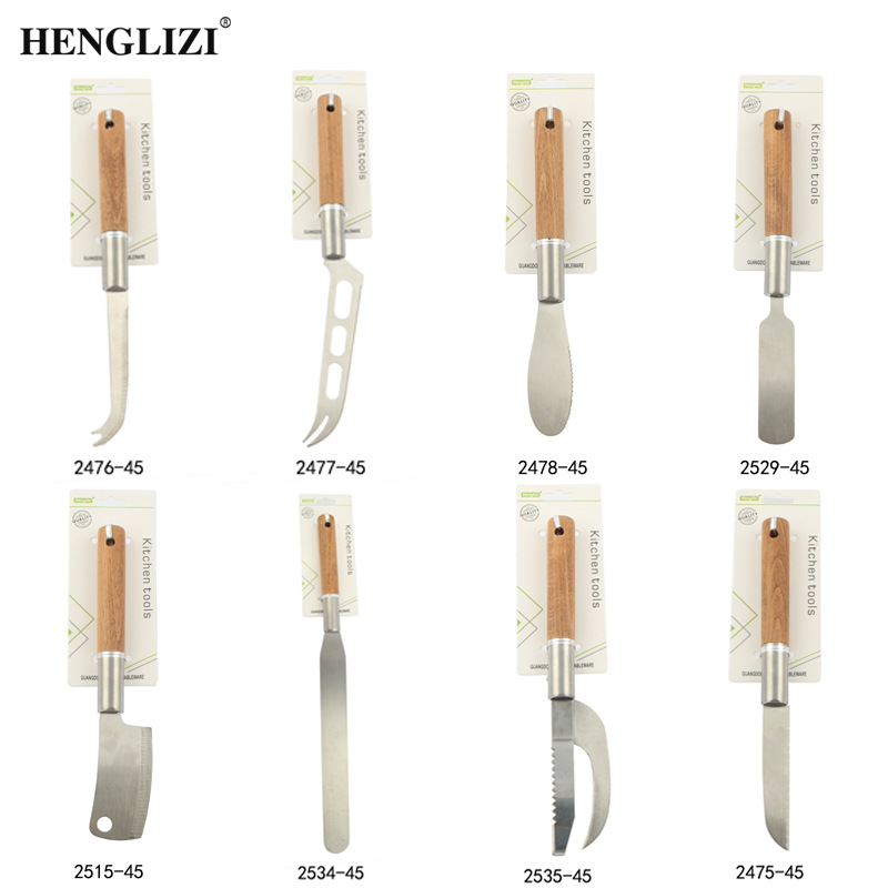Cross-border stainless steel beech wood handle cheese grater, lemon grater, cheese grater, multi-functional kitchenware and miscellaneous items pic 21