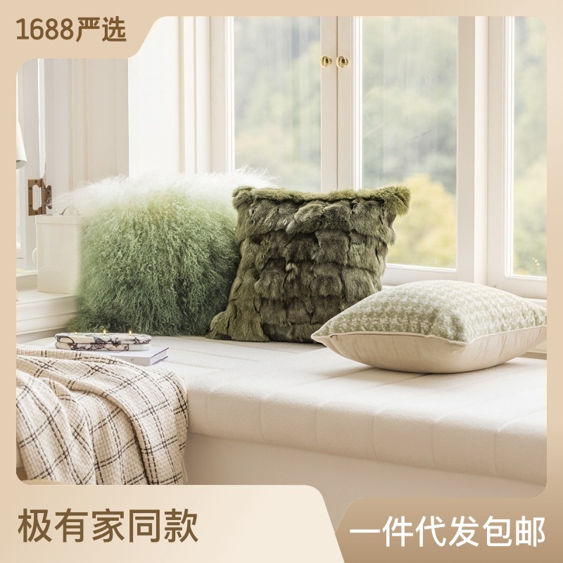 跨境亚马逊家居客厅沙发靠枕床头靠垫背ins风现代简约沙发抱枕套详情6
