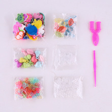 彩虹编织皮筋28格9000根DIY彩色手链套装 儿童diy玩具手绳配件详情4