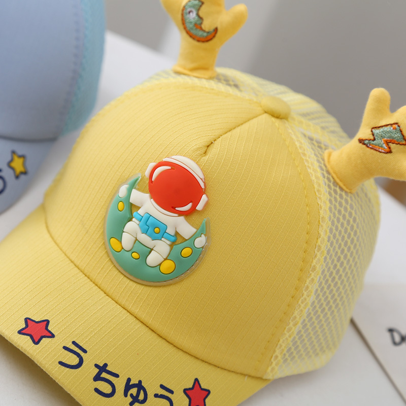 Sombreros de bebé verano 2022 cute mesh pato tong cap niñas casual sun protection mesh cap shade baby baseball cap pic 4