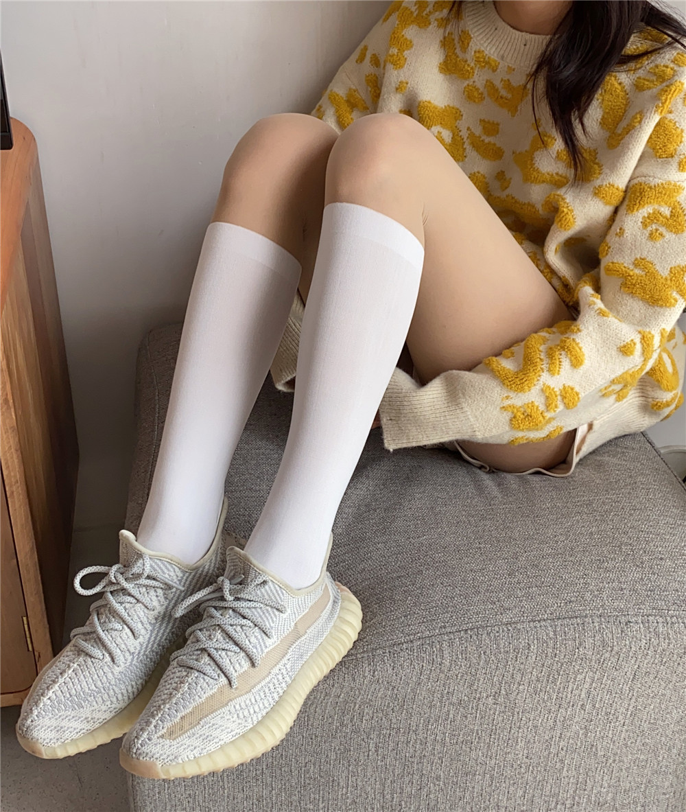 New patchwork stockings, black and white stockings, fake thigh stockings, sweet and cool fake calf stockings, sexy base stockings, pantyhose for women pic 34