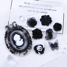 外贸高货色系配件 diy奶油胶自制手机壳水杯贴发夹饰品树脂材料详情11