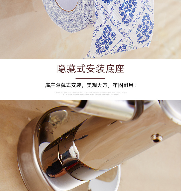 Factory direct supply 304 stainless steel tissue holder, hotel bathroom stainless steel tissue box, bathroom creative toilet paper holder pic 8