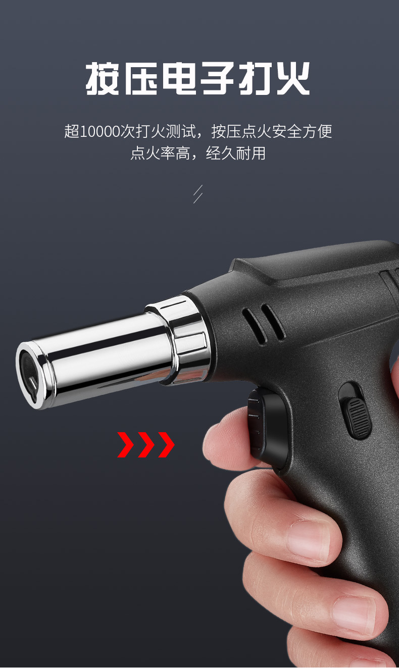 Wholesale cigar-specific moxibustion lighters, windproof direct spray household igniters, cooking spray guns pic 17