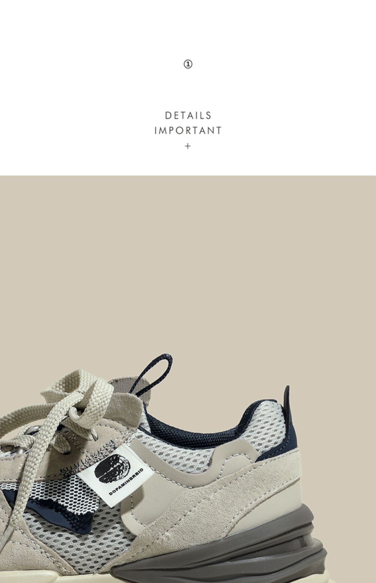 复古灰老爹鞋女2025新款春秋季休闲女鞋网面跑步运动鞋厚底阿甘鞋详情4