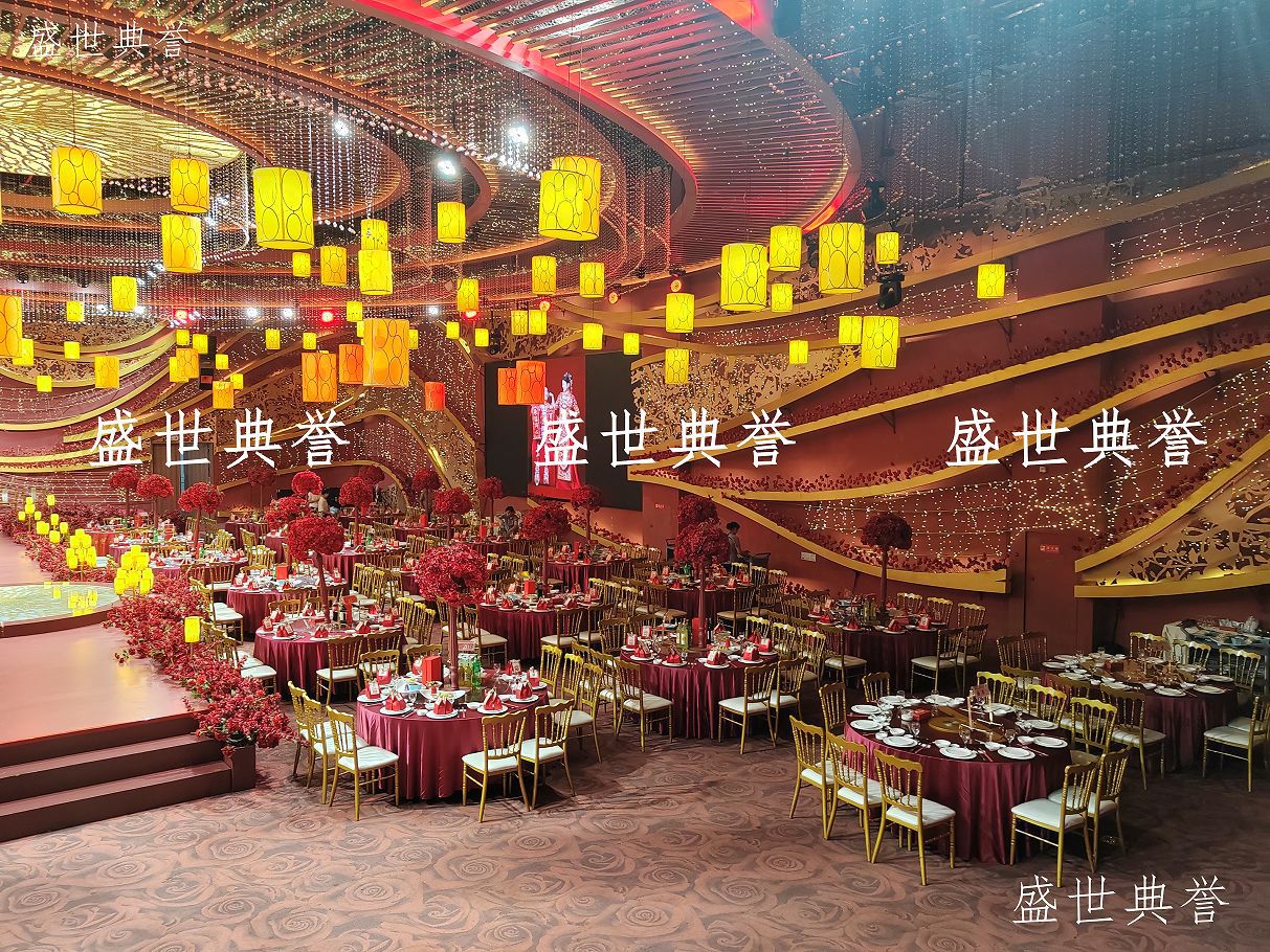 Yiwu foreign Trade wedding dining tables and chairs, theme wedding bamboo joint chairs, banquet center, castle chairs, hotel wedding banquet chairs pic 12
