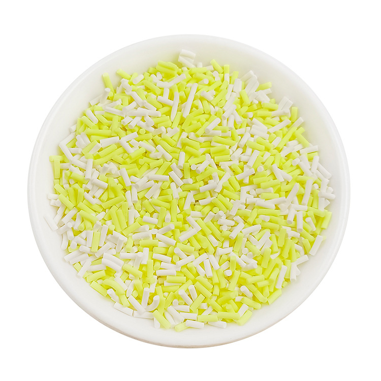 50g artificial soft clay long strip sugar granules packaging, food and play chocolate, handcrafted material, cream glue decorated soft clay granules pic 33