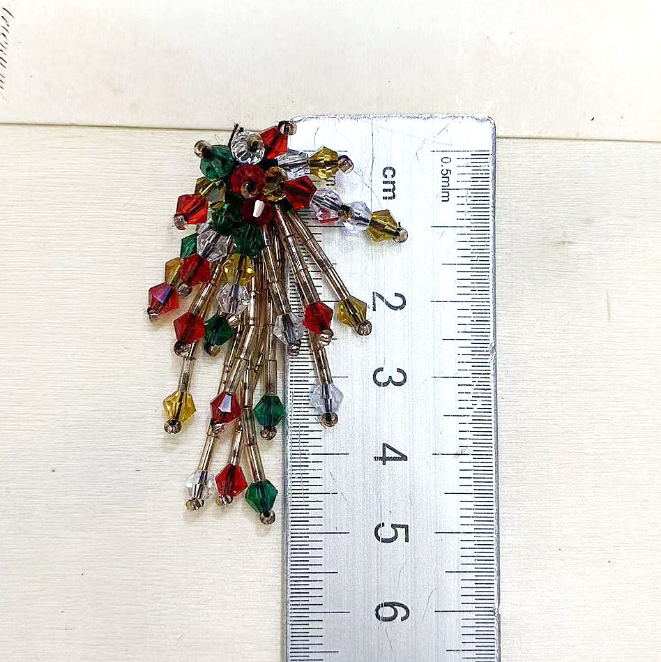 汉服流苏步摇米珠耳环半成品头饰配件手工串珠水晶加工辅料发饰详情4
