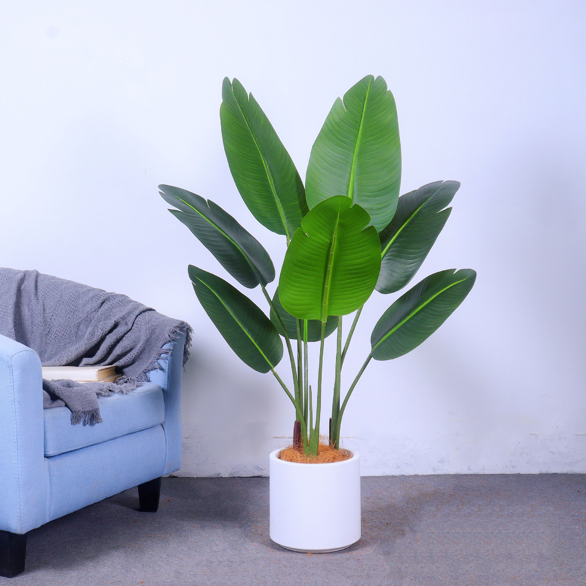 大型北欧仿真植物落地旅人蕉盆景室内装饰假盆栽办公室绿植摆件树高仿真绿植仿真树仿真花详情2