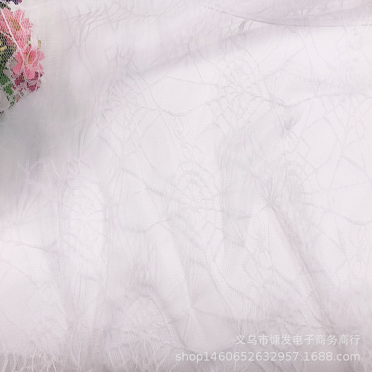 Factory direct sales of net yarn, lace, spider web fabric, clothing fabric, handicraft fabric pic 3
