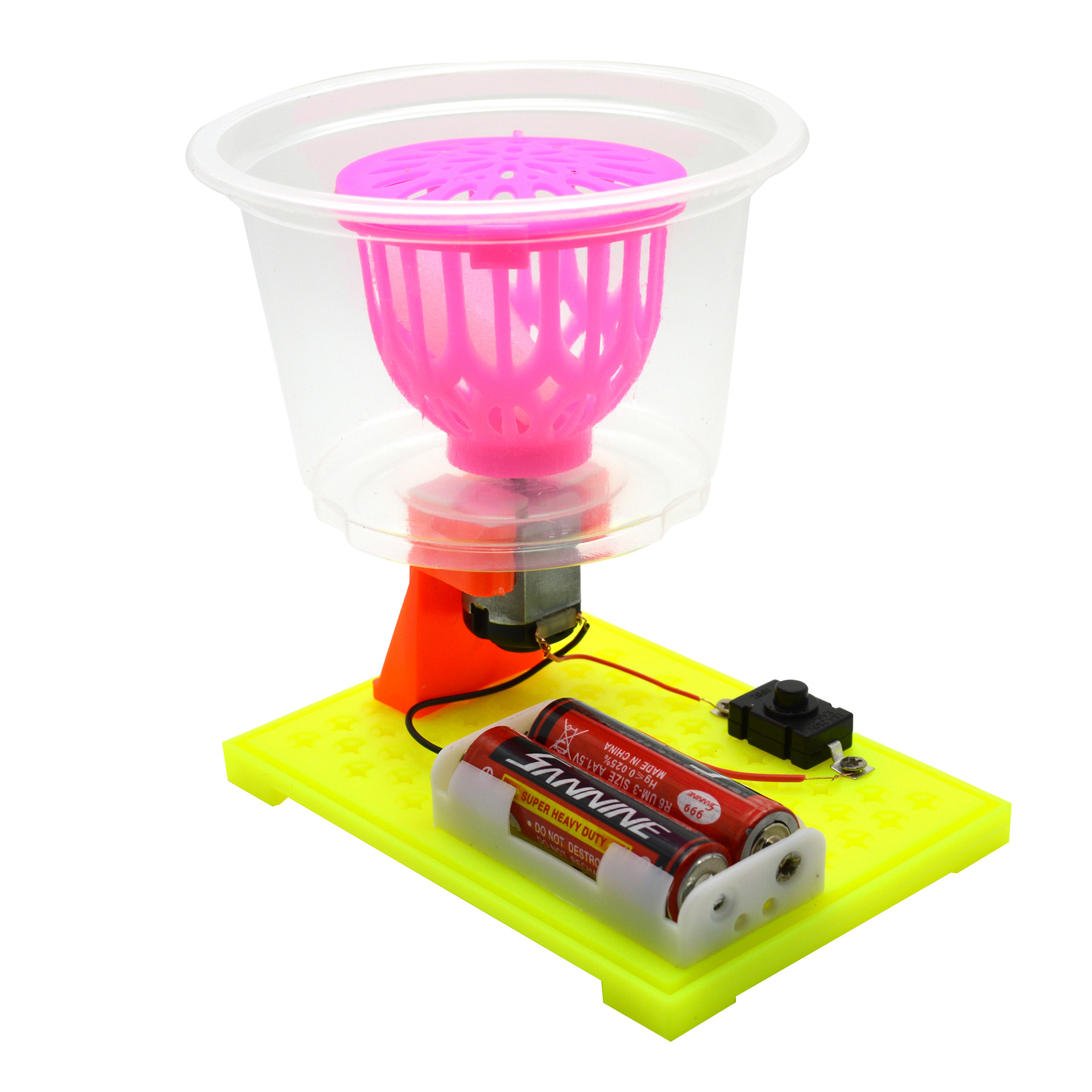 Maker centrifugal force Experiment DIY assembly Electric spin dryer Popular Science Physics Experiment Magical Dynamic practice pic 7