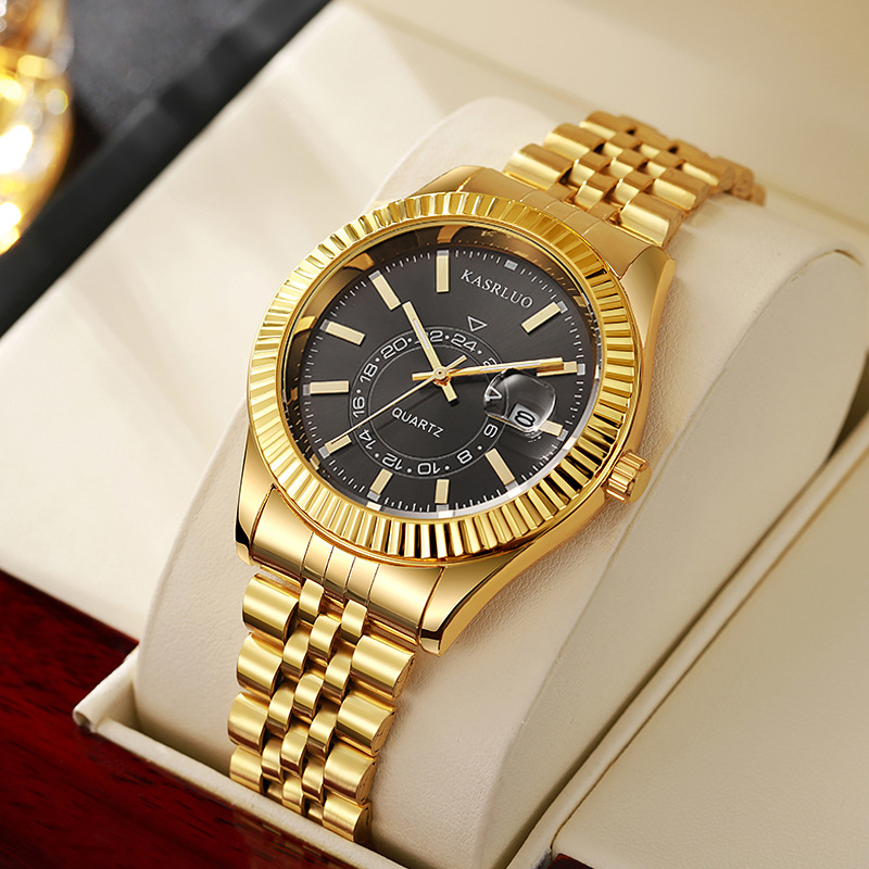 2023跨境电商手表 厂家批发夜光防水钢带手表男士劳系手表时尚详情10