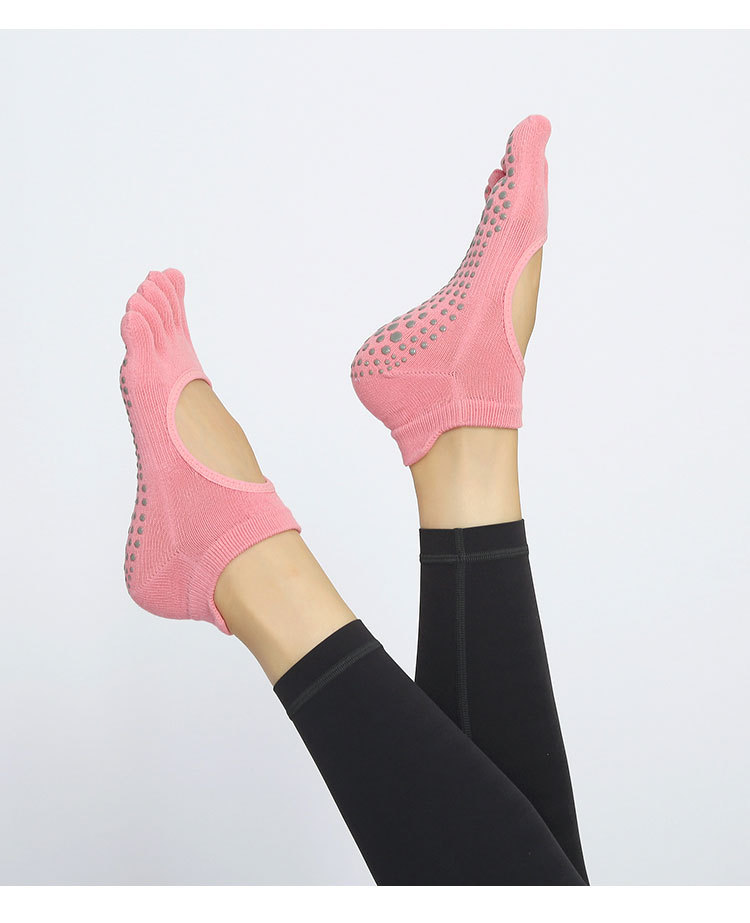 瑜伽袜子夏季防滑袜女夏天普拉提袜五指袜分指运动室内运动袜详情11