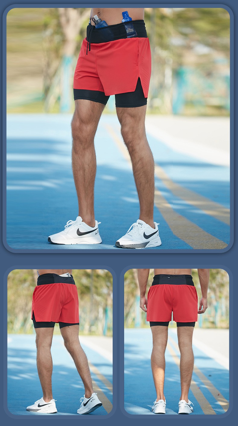 越野跑运动短裤男夏季户外马拉松健身篮球双层假两件跑步速干短裤详情25