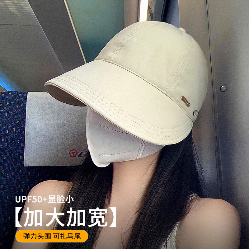 赵露思同款帽子女春秋防晒渔夫帽显脸小太阳帽防紫外线遮阳鸭舌帽详情1