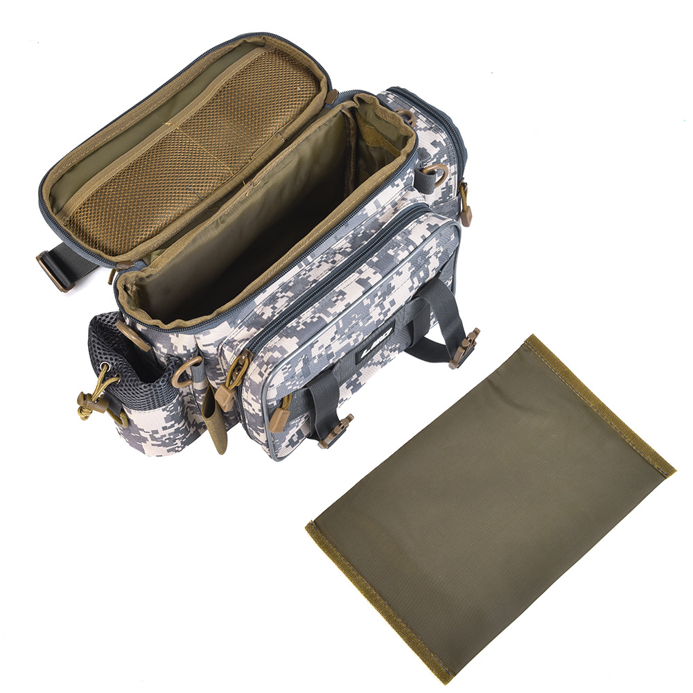 27852 LEO/ Leou [Black Multi-functional LUER Bag] LUER Fishing tackle Crossbody Bag Camera Bag for Outdoor use pic 16