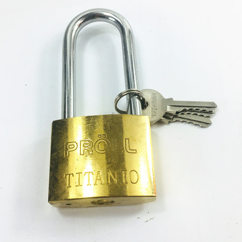 50 imitation copper padlock three keys 38 32 25 75 Student padlock door lock wholesale from 2 yuan to over 2 yuan pic 10