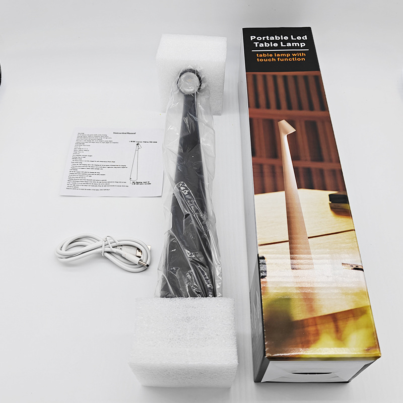 Cross-border bestseller, high-rich and handsome charging desk lamp, high-end creative bedside decoration night light, desktop ambient light pic 9