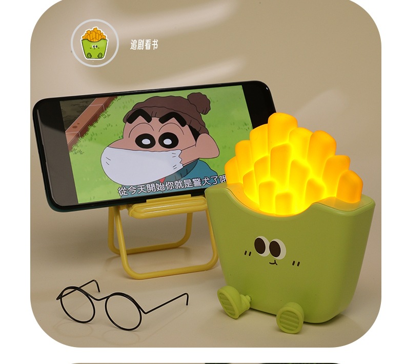 Cartoon potato strip light, USB charging, three-level dimming, timed night light, bedroom LED warm light, bedside lamp at night pic 9