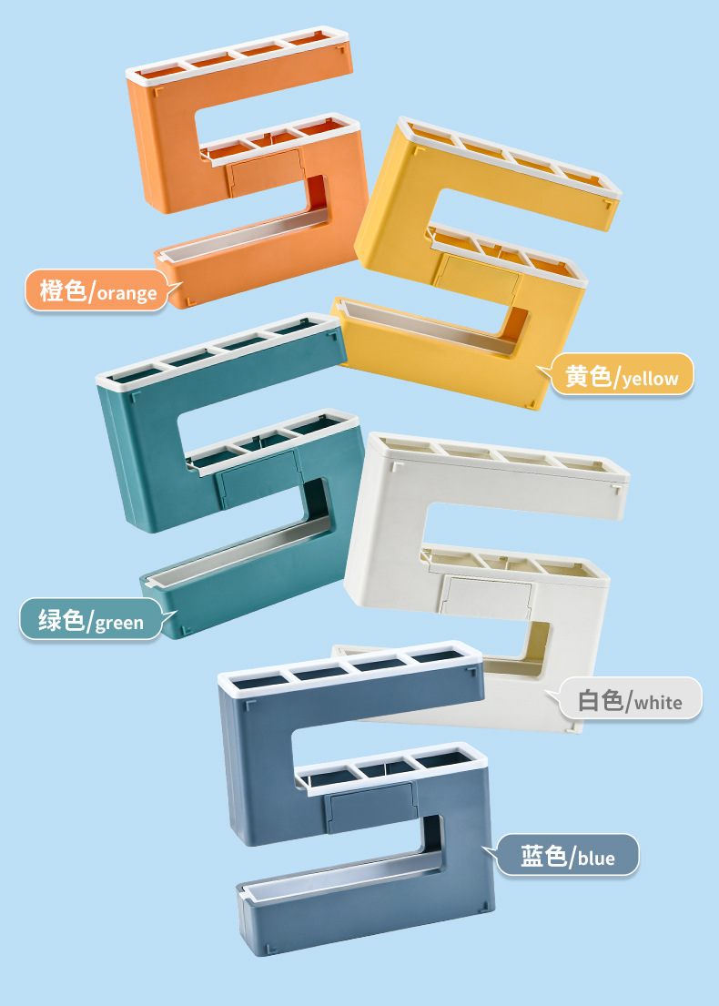 Factory wholesale S-shaped umbrella storage racks for home and commercial use, wall-mounted umbrella storage racks without drilling, one-piece consignment pic 9