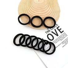 Cross-border solid-color crystal satin hair tie, elegant headwear, simple hair tie, hair accessory, small hair band, large fat intestine hair band pic 12