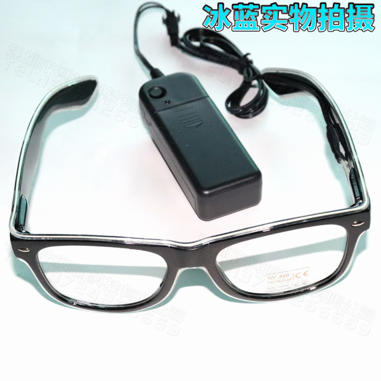 Illuminated Glasses, LED rice nails, voice-controlled bar party gifts, music night club atmosphere supplies, Neon Glasses pic 65