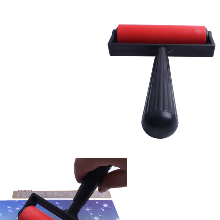 新款钻石画工具滚轮压钻版画工具点钻胶泥多用途红色滚筒厂家直销详情9