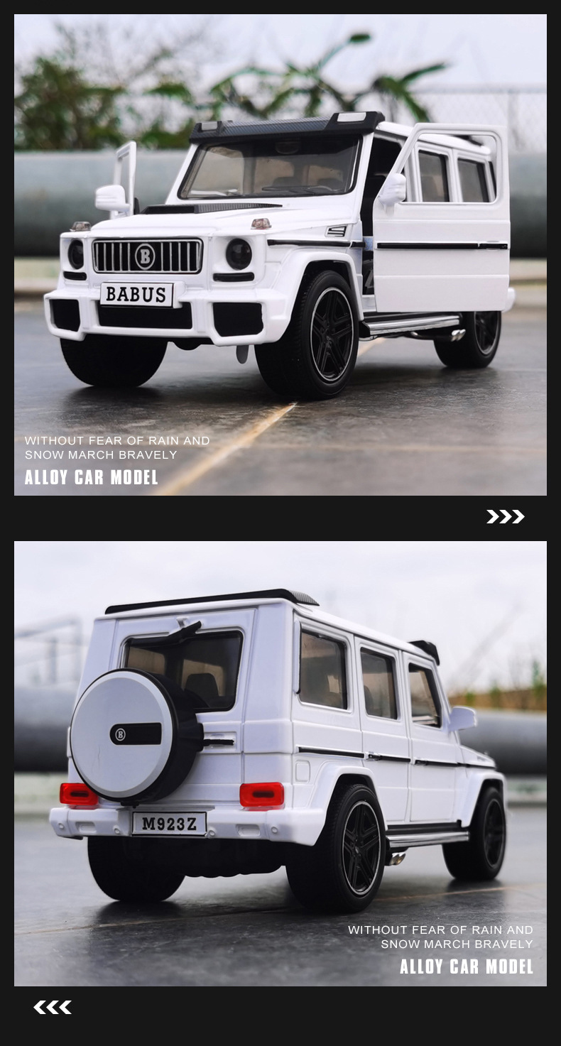 Crossover 1:24 mercedes modelo de coche de aleación juguetes para niños piezas de coche empuje modelo de coche sonido y luz efecto de sonido modelo de coche pic 12