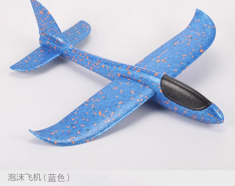 49cm大号发光泡沫飞机批发夜市手抛回旋飞机模型户外仿真航模玩具详情19