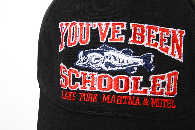 2019春夏新品跨境专供SCHOOLED字母绣花棒球帽鸭舌帽太阳帽详情10