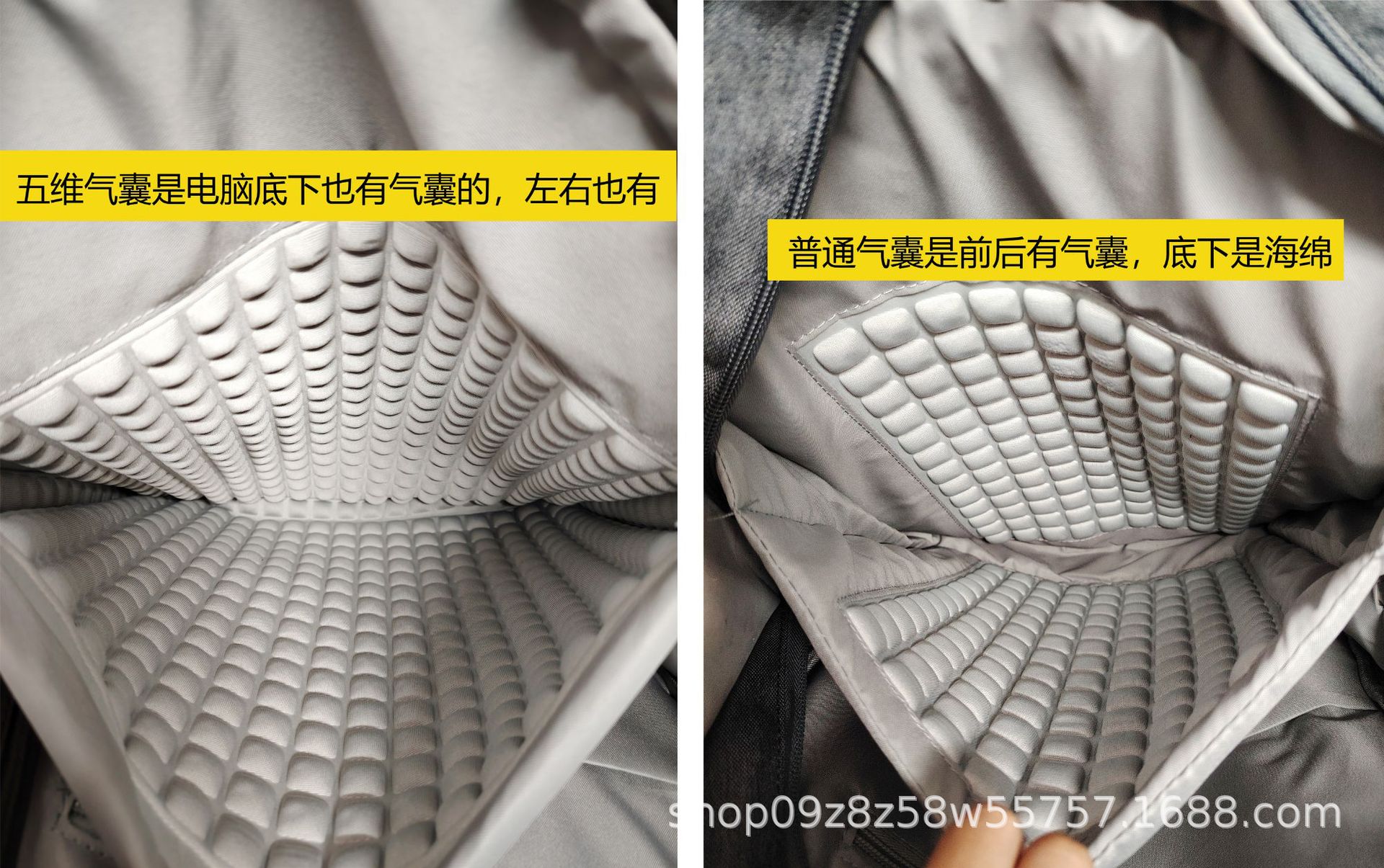 16寸电脑包双肩14寸适用联想拯救者Y9000P戴尔笔记本包气囊防震详情2