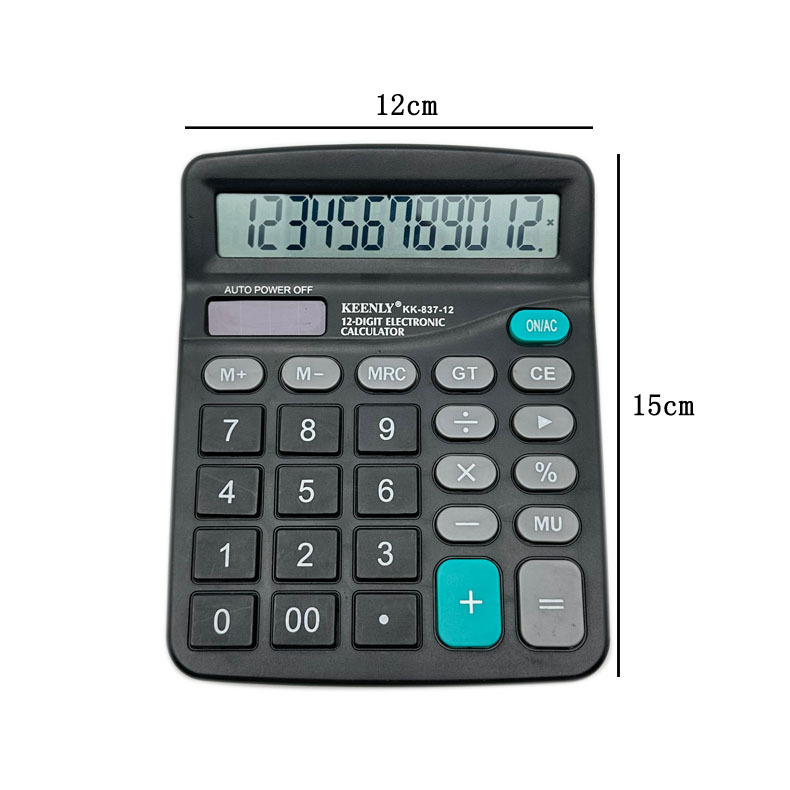 Direct sales from the manufacturer of 12-digit large-screen display and large-key calculator for financial office desktop computers pic 4