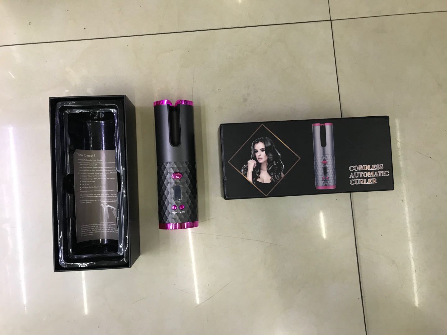 New charging automatic wireless hair curler, multi-purpose curling and straightening hair curler, portable USB charging hair curler pic 7