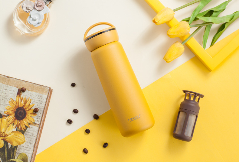 品家316食品级不锈钢保温杯女ins学生随手杯简约可爱带滤网咖啡杯详情19