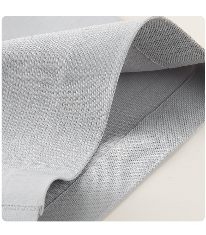 夏季新款高级感弹力短袖t恤男宽松纯色圆领半袖丝光棉体恤打底衫详情20