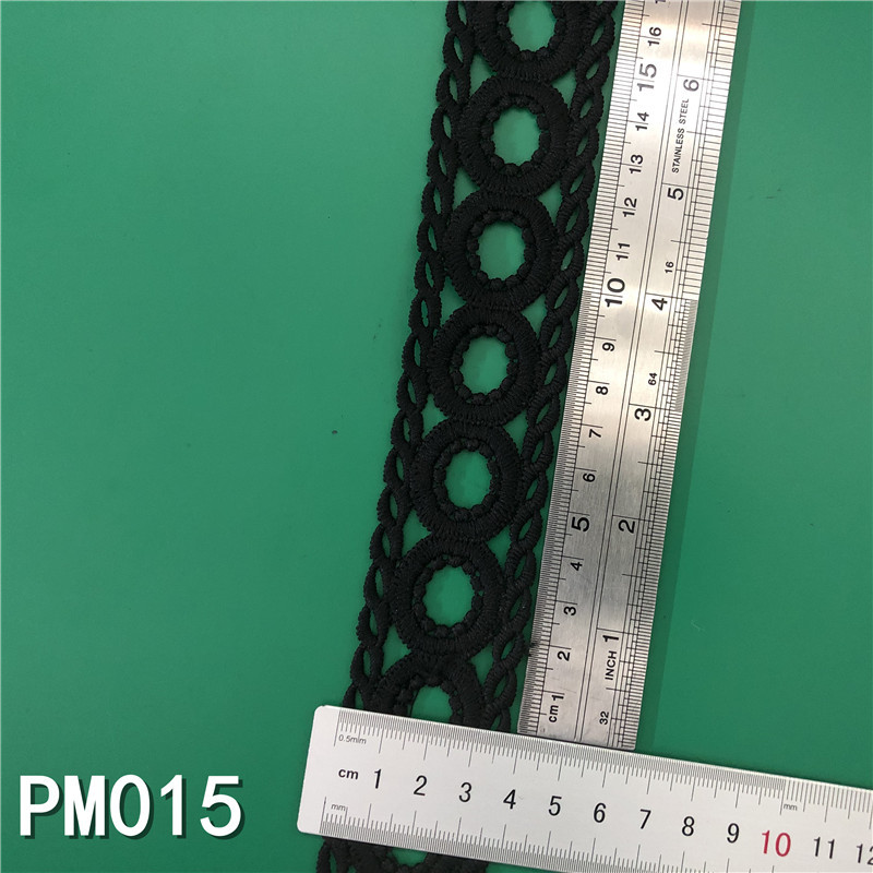 New Lolita embroidery water-soluble lace, milk silk single-sided small flower wave lace, lace with barcode pic 47