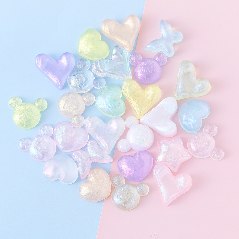 新款树脂夜光迷你鸭钥匙扣书包小挂件车内装饰品创意摆件饰品批发详情5