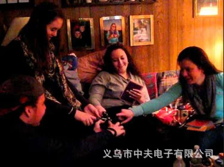 Lucky Electro Finger Game Machine, prank, party toy, prank, electric shock, lie detector pic 1