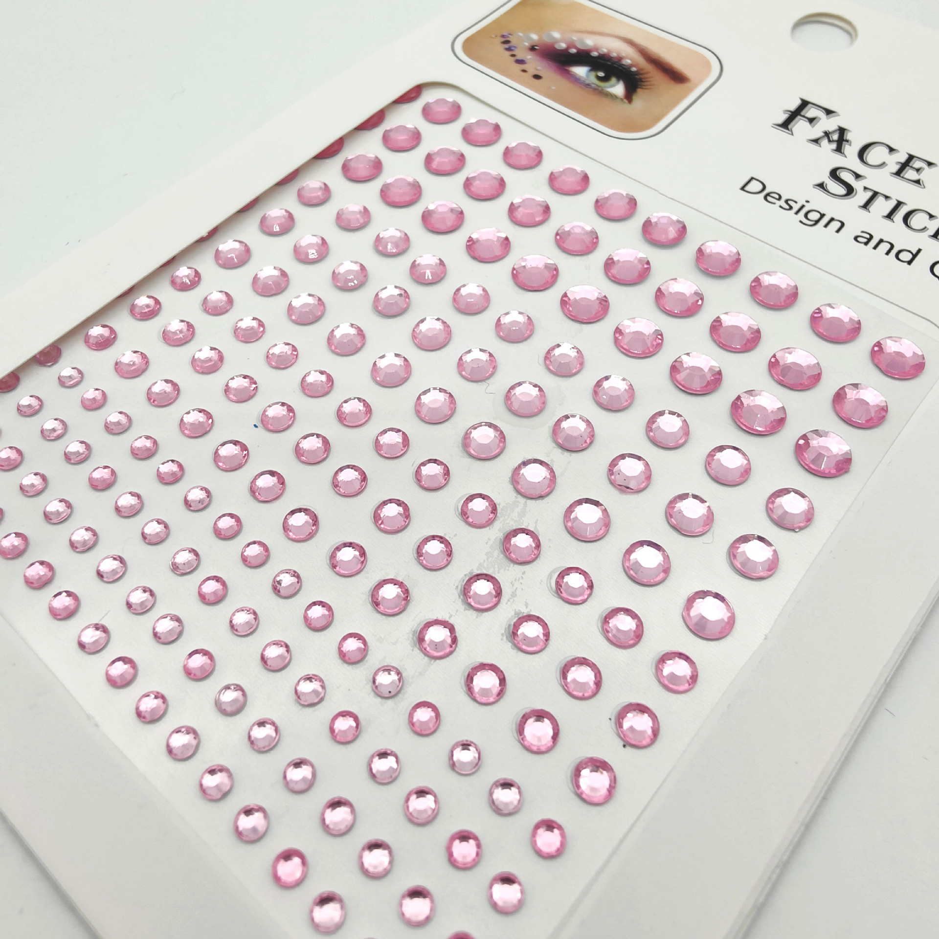 眼妆贴眼部钻贴面部装饰珍珠眼妆饰品儿童舞台水钻贴现货批发详情17