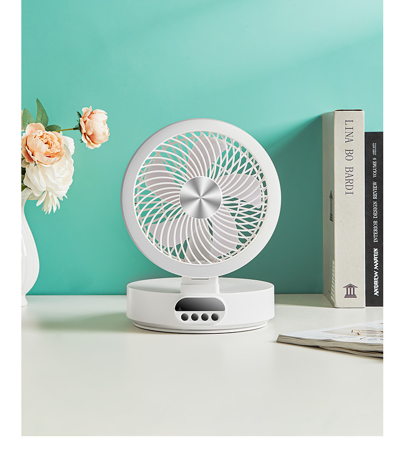 智能声控风扇USB充电多档位风力静音风扇迷你学生宿舍台式风扇详情21