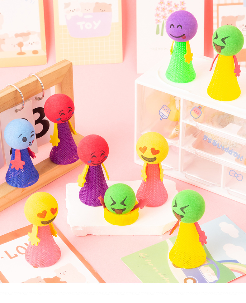 Cross-border luminous toys, bouncing elves, spring figures, bouncing little people, jumping people, kindergarten gifts, wholesale of gifts pic 8