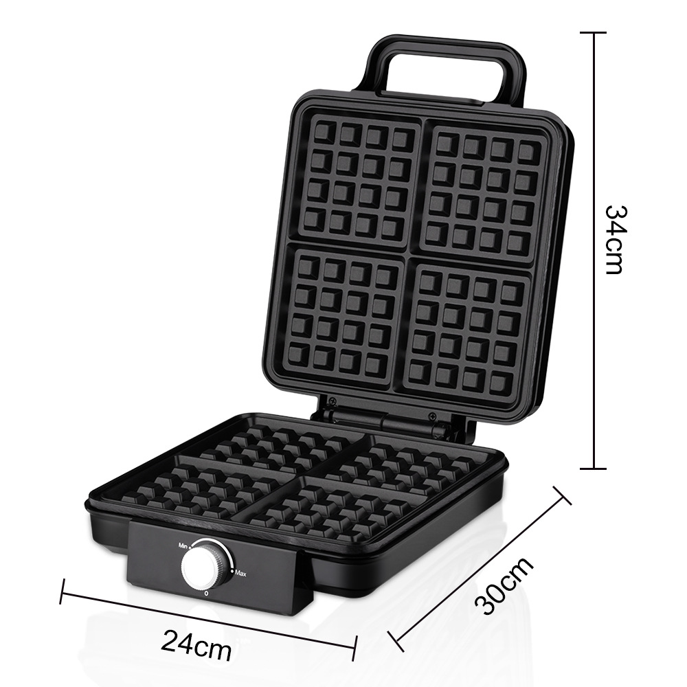 RAF cross-border European standard bread and breakfast machine, high-end multi-functional home hamburger waffle machine, four-compartment sandwich machine pic 2