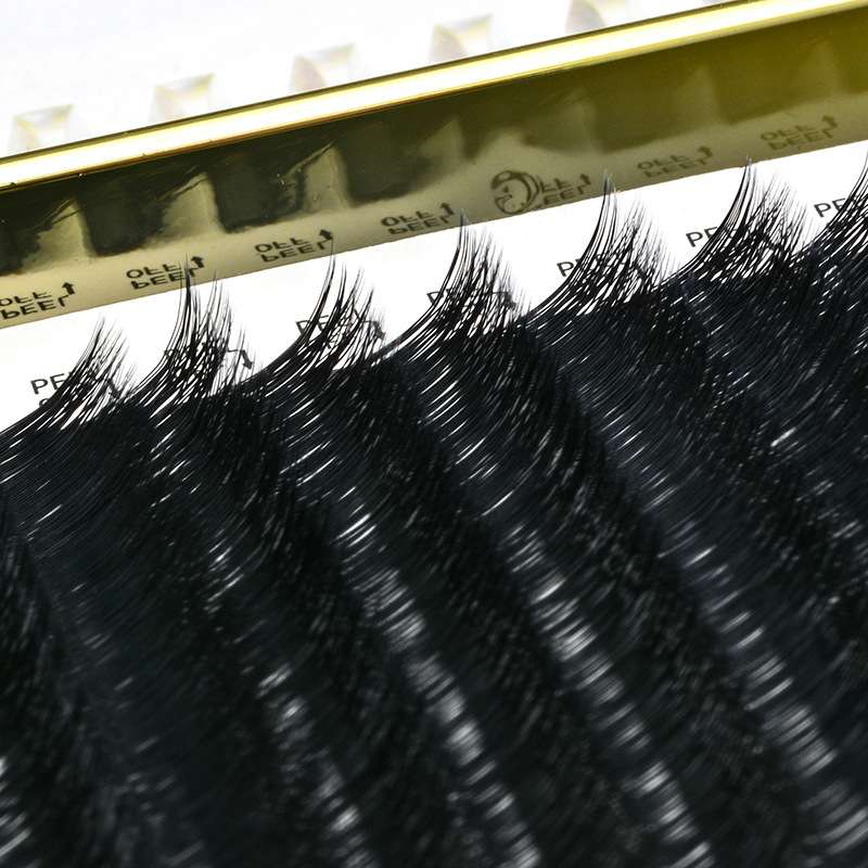 3D double-layer eyelash extensions, close-knit eyelash implantation, C-curl, thick eyelashes, 0.07 thickness, factory direct sales pic 16