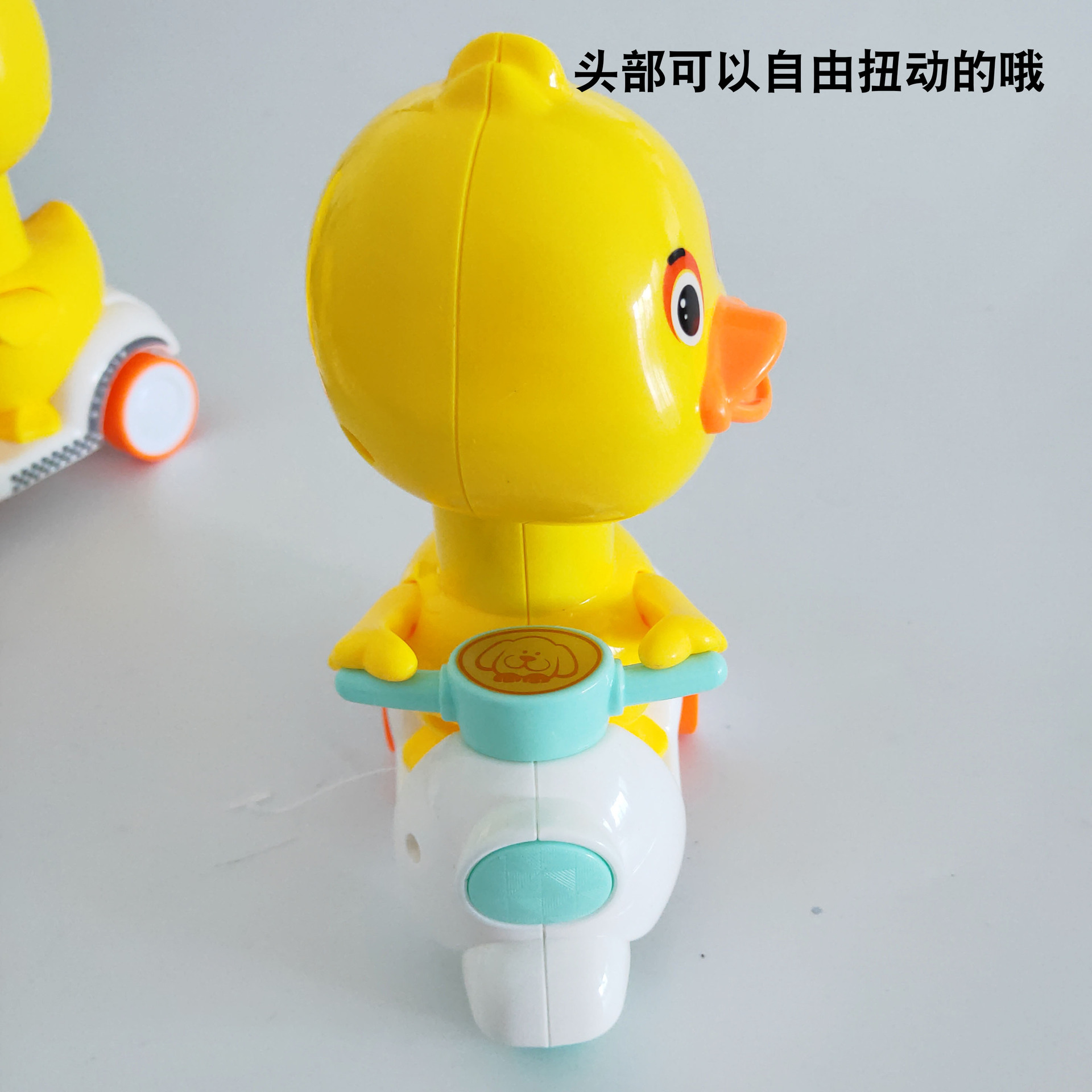 按压式小黄鸭玩具儿童回力车男孩摩托小车宝宝惯性小汽车抖音同款详情13