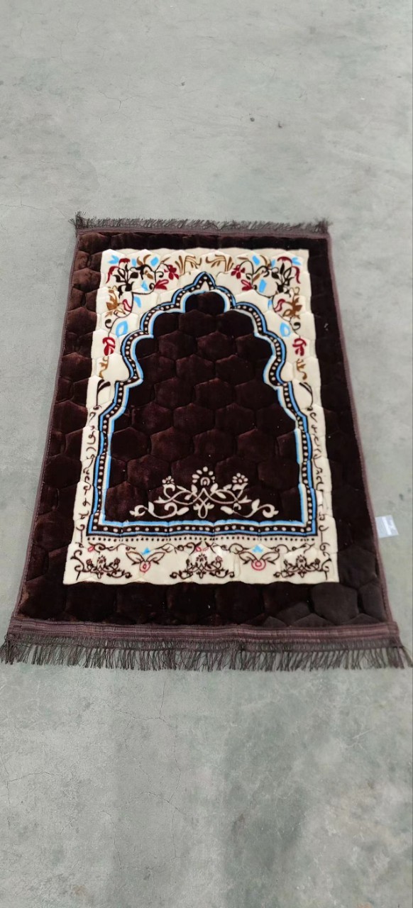 工厂直销绗缝礼拜毯印花礼拜毯朝拜毯祈祷垫朝拜垫70*110cm绗缝详情1