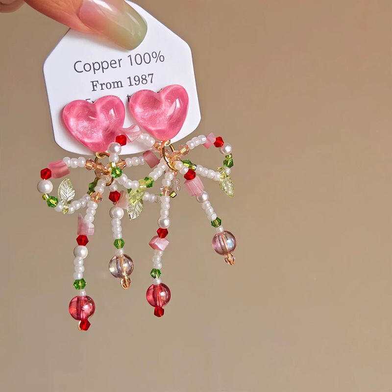 Exquisite zircon dandelion flower stud earrings with a light luxury and high-end feel, Korean exquisite earrings, retro light luxury earrings for women pic 1