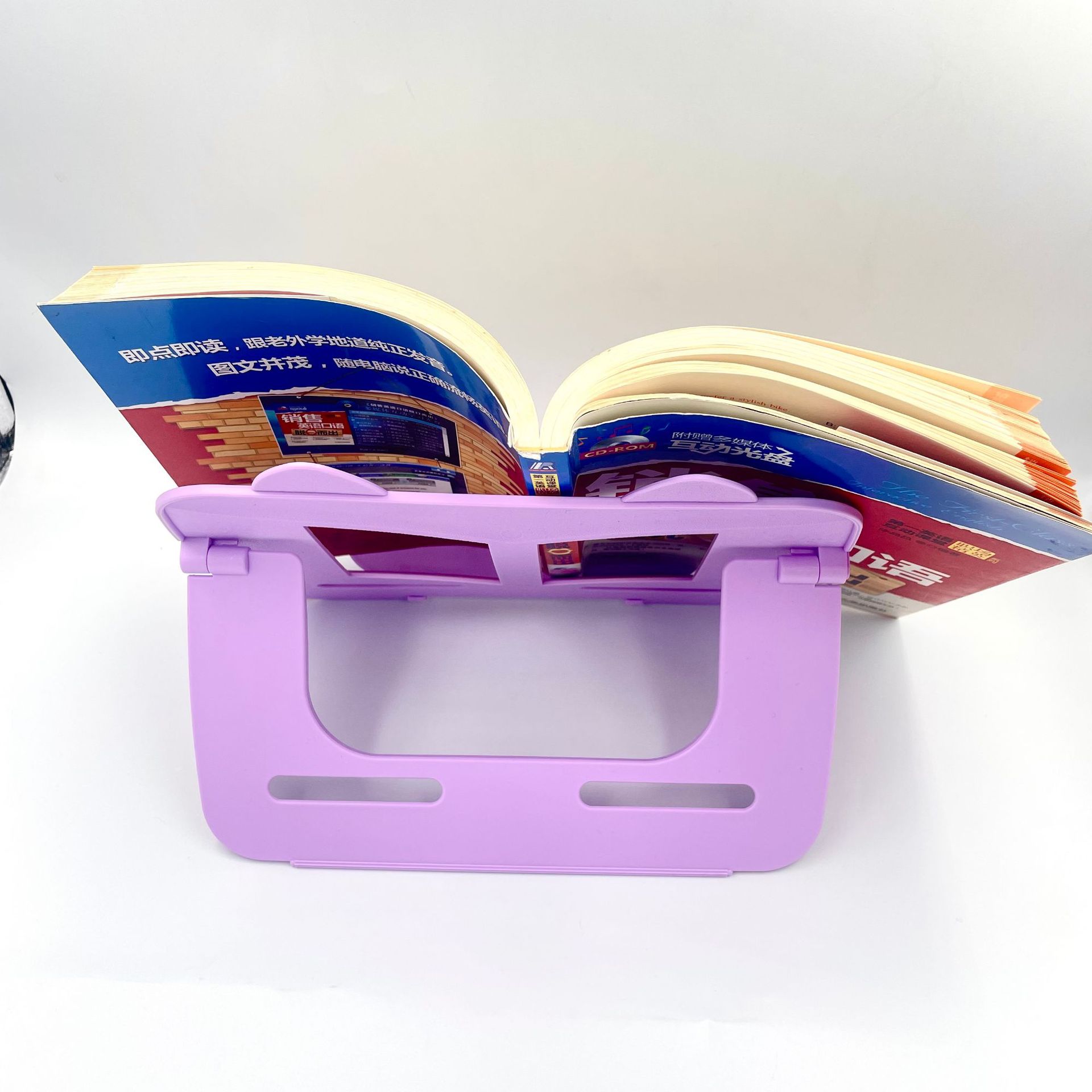 阅读支架看书支架可调节简易书架桌上平板支架小学生用书夹书器详情13