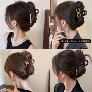 Pumpkin brown for whitening Spring and summer knitted wide-brimmed hair band 2025 New style hairpin hair band high head band Elegant headband for women pic 4