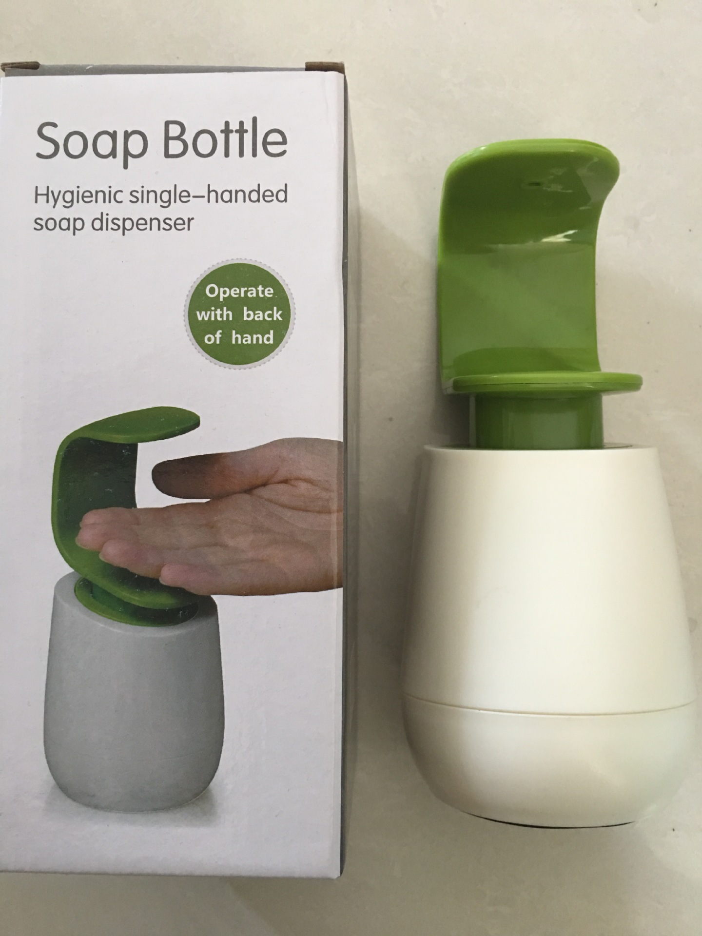 C-type hand sanitizer bottle, soap dispenser, body wash and dishwashing liquid can be dispensed by pressing with the back of one hand pic 5